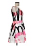 Milly 100% Polyester Graphic Pink Cocktail Dress Size 6 - photo 4