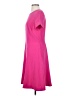 Ann Taylor Solid Pink Casual Dress Size 4 - photo 5