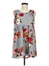 Jodifl Floral Gray Casual Dress Size M - photo 1