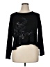 LC Lauren Conrad Black Long Sleeve T-Shirt Size XL - photo 1