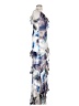 Katie May 100% Rayon Graphic Blue Cocktail Dress Size S - photo 4