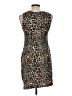 Just Be... Animal Print Brown Cocktail Dress Size M - photo 2