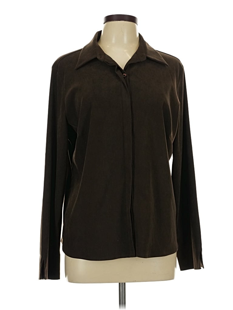 Pre-owned Coldwater Creek Blazer Jacket In Brown