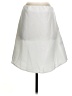 Shein 100% Polyester Solid White Casual Skirt Size XS - photo 1