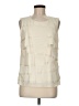 MICHAEL Michael Kors 100% Polyester Ivory Sleeveless Blouse Size M - photo 1