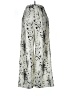 Shein 100% Polyester Print Silver Casual Pants Size M - photo 2