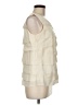 MICHAEL Michael Kors 100% Polyester Ivory Sleeveless Blouse Size M - photo 4
