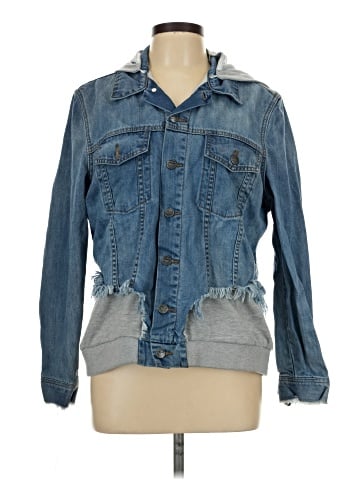 Aqua Denim Jacket (view 1)
