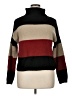 Cliche Color Block Brown Turtleneck Sweater Size XL - photo 1