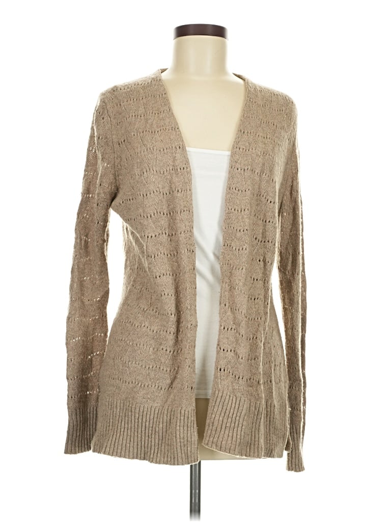 Pre-owned Ann Taylor Loft Kimono In Tan