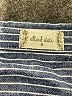 Altar'd State Stripes Blue Short Sleeve Button-Down Shirt Size M - photo 6