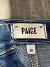 Paige Chevron-herringbone Blue Jeans Size 26 waist - photo 4