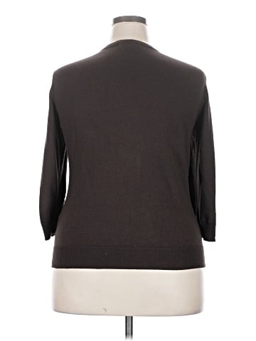 New York & Company 3/4 Sleeve T-Shirt (view 2)