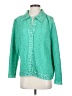 Rafael 100% Polyester Green Long Sleeve Top Size S - photo 1