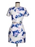 Bec & Bridge Print Blue Cocktail Dress Size 6 - photo 1