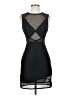 Express 100% Polyester Argyle Black Cocktail Dress Size XS - photo 1