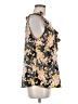 Unbranded 100% Polyester Yellow Black Sleeveless Blouse Size L (estimated) - photo 4