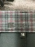 Kut from the Kloth Plaid Black Dress Pants Size 14 - photo 4