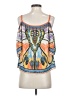 Flying Tomato 100% Polyester Orange Sleeveless Blouse Size S - photo 2