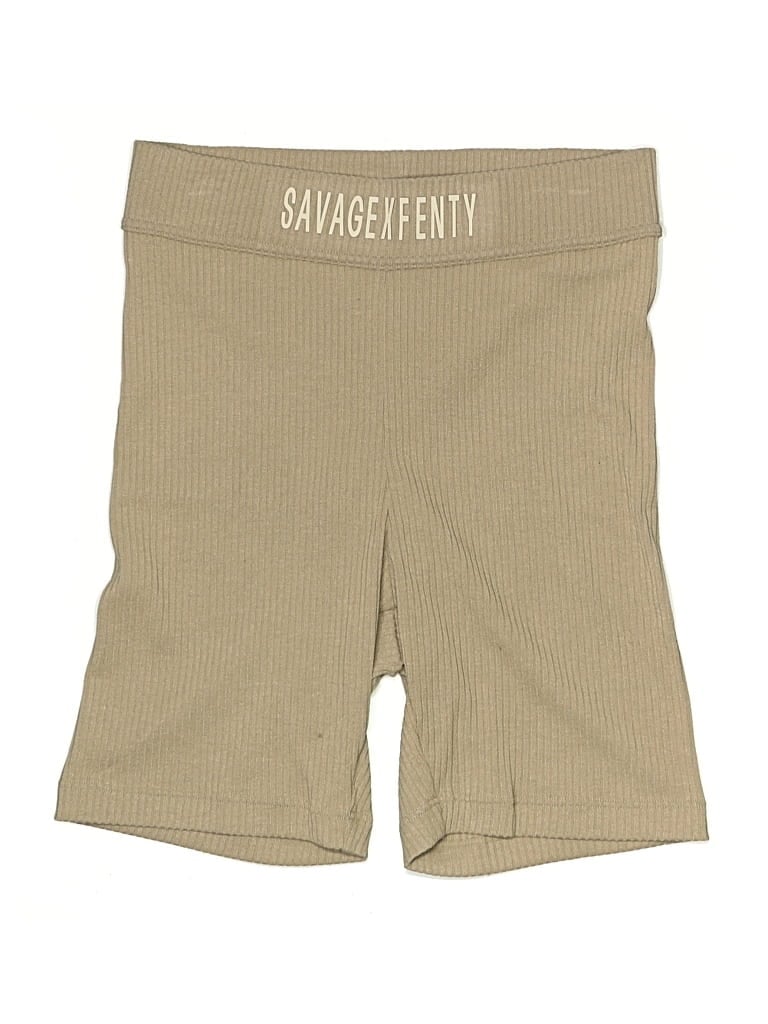 Savage X Fenty Khaki Shorts In Tan