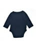 Old Navy 100% Cotton Solid Blue Long Sleeve Onesie Size 0-3 mo - photo 2