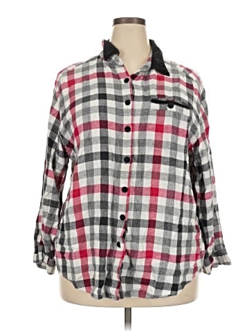 Just For Women Long Sleeve Button-Down Shirt (view 1)