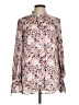 Equipment Floral Ivory Long Sleeve Blouse Size M - photo 1
