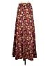 Lularoe Print Burgundy Casual Skirt Size XXS - photo 2