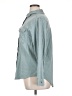 Wallflower Teal Long Sleeve Button-Down Shirt Size XL - photo 5