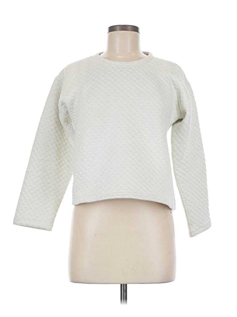 Pre-owned Jcrew Sweatshirt In Ivory