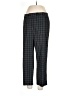 Lizgolf Plaid Black Casual Pants Size 10 - photo 1
