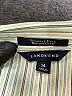 Lands' End Stripes Green 3/4 Sleeve Button-Down Shirt Size 14 - photo 7