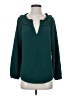 J.Crew 100% Polyester Teal Long Sleeve Blouse Size XS - photo 1