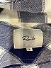 Rails 100% Rayon Checkered-gingham Blue Long Sleeve Button-Down Shirt Size S - photo 7