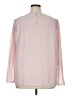 Shein Curve 100% Polyester Pink Long Sleeve Blouse Size 16 Plus (2) - photo 2