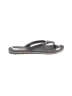 Rusty Gray Black Flip Flops Size 6 - photo 1
