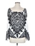Alice + Olivia 100% Viscose Silver Long Sleeve Blouse Size S - photo 1