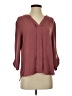 Soho 100% Polyester Burgundy 3/4 Sleeve Blouse Size S - photo 1
