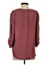 Soho 100% Polyester Burgundy 3/4 Sleeve Blouse Size S - photo 2