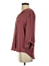 Soho 100% Polyester Burgundy 3/4 Sleeve Blouse Size S - photo 5