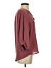 Soho 100% Polyester Burgundy 3/4 Sleeve Blouse Size S - photo 4