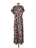 Shein Animal Print Brown Casual Dress Size 8 - 10 - photo 2