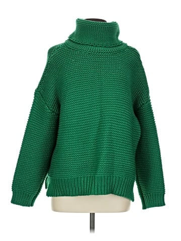 Blushing Heart Turtleneck Sweater (view 1)