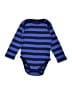 Leveret 100% Cotton Stripes Blue Long Sleeve Onesie Size 18-24 mo - photo 1