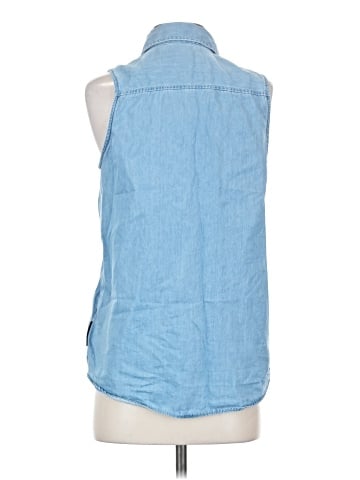 CALVIN KLEIN JEANS Sleeveless Button-Down Shirt (view 2)