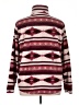 Maurices 100% Polyester Print Burgundy Pullover Sweater Size 1X - photo 2