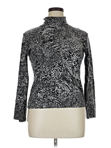 Jones New York Signature Long Sleeve Top (view 1)