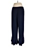 Susan Graver Solid Blue Track Pants Size M - photo 2