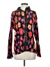 Unbranded Floral Black Long Sleeve Blouse Size 2 - photo 1