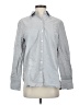 Max Studio 100% Cotton Solid Gray Long Sleeve Button-Down Shirt Size S - photo 1